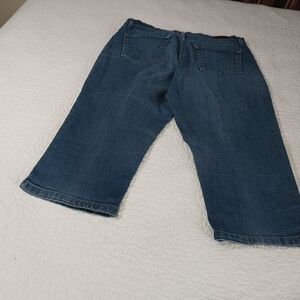 Lee Capri Women's Blue Denim Size 16 Regular Cotton